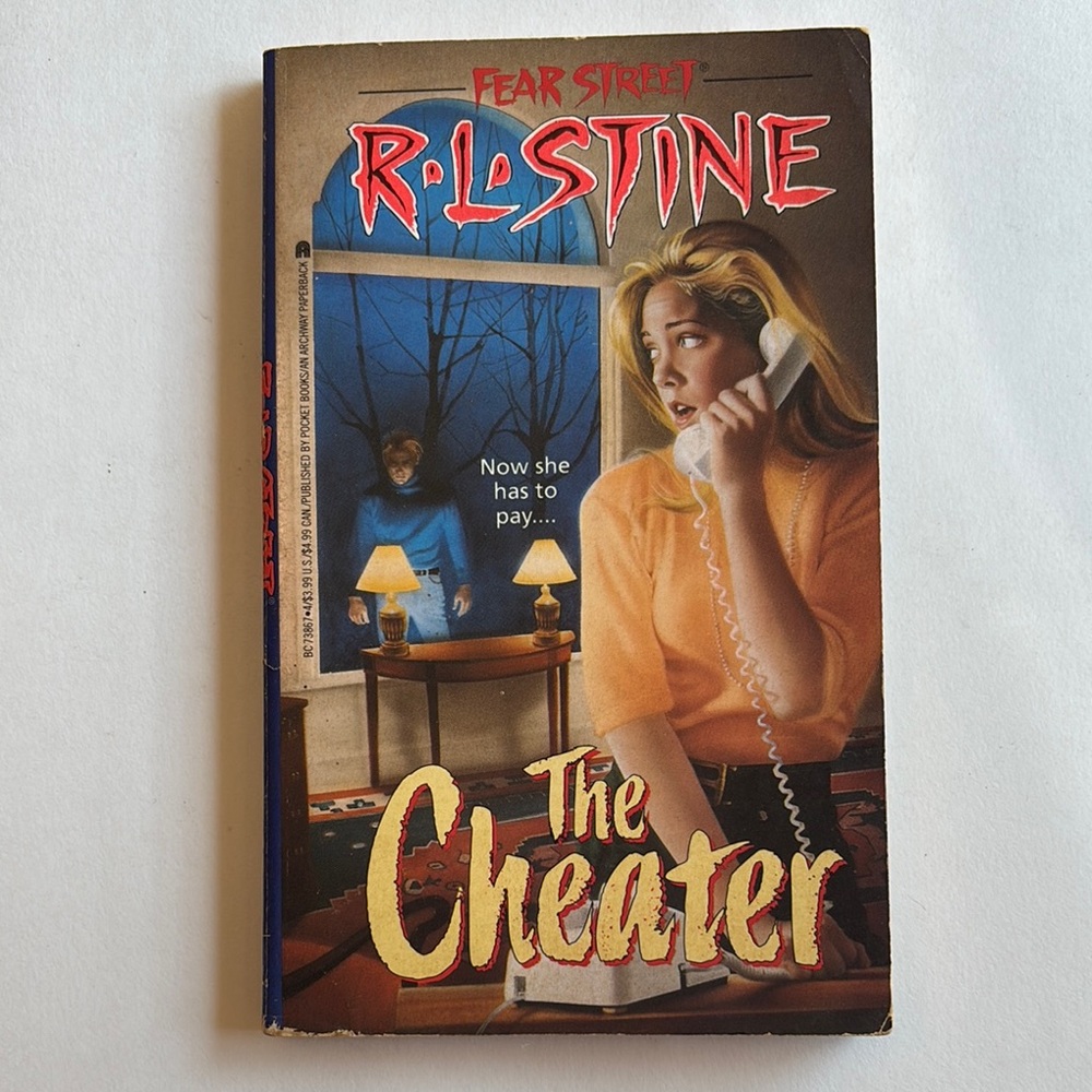 Vintage Fear Street The Cheater Book by R.L. Stine Paperback